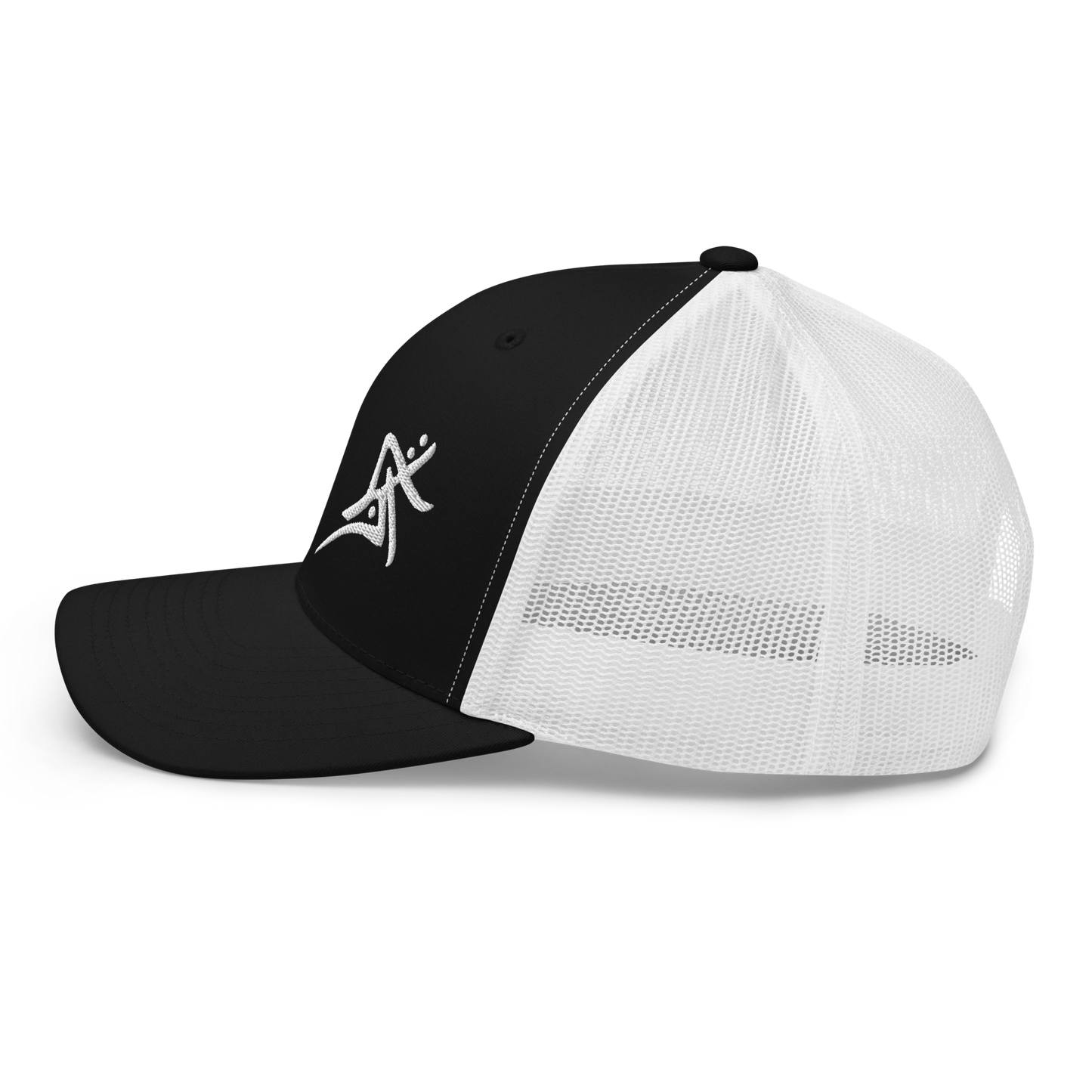 CROOKED PLOT TRUCKER - BLACK 2 TONE/WHITE