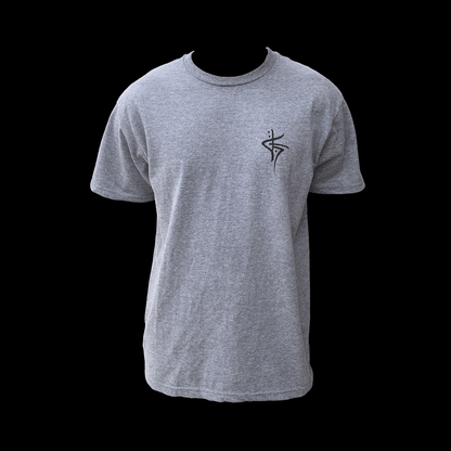 OG LOGO T - GRAPHITE HEATHER/BLACK