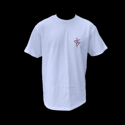 OG LOGO T - WHITE/MAROON