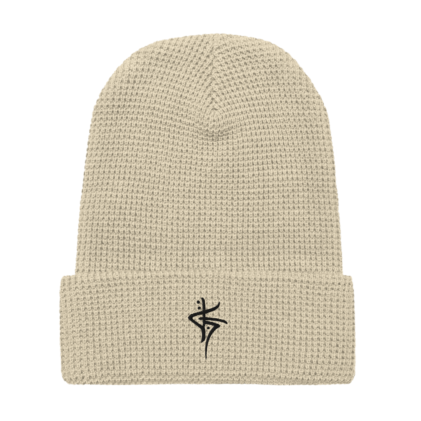 OG WAFFLE BEANIE - BIRCH/BLACK